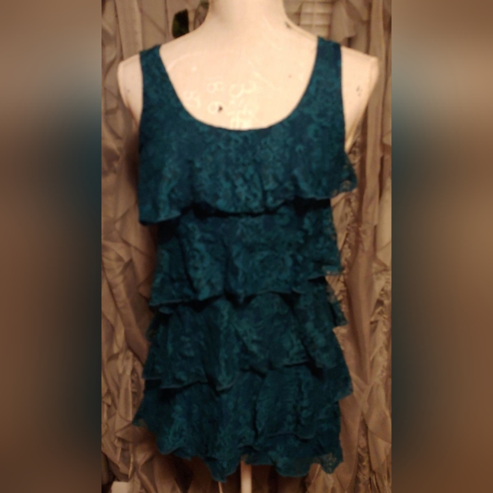 Express Tiered Ruffled Tank Top